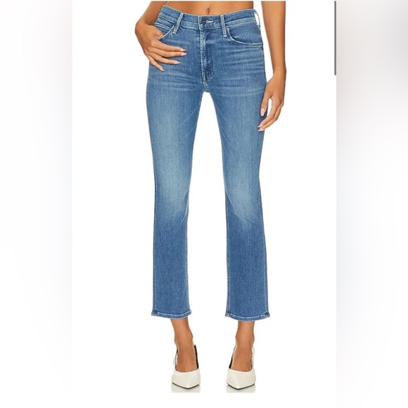 Mother The Mid Rise Dazzler Ankle Jean Wish On A Star Medium Wash Size 29 - Picture 1 of 16